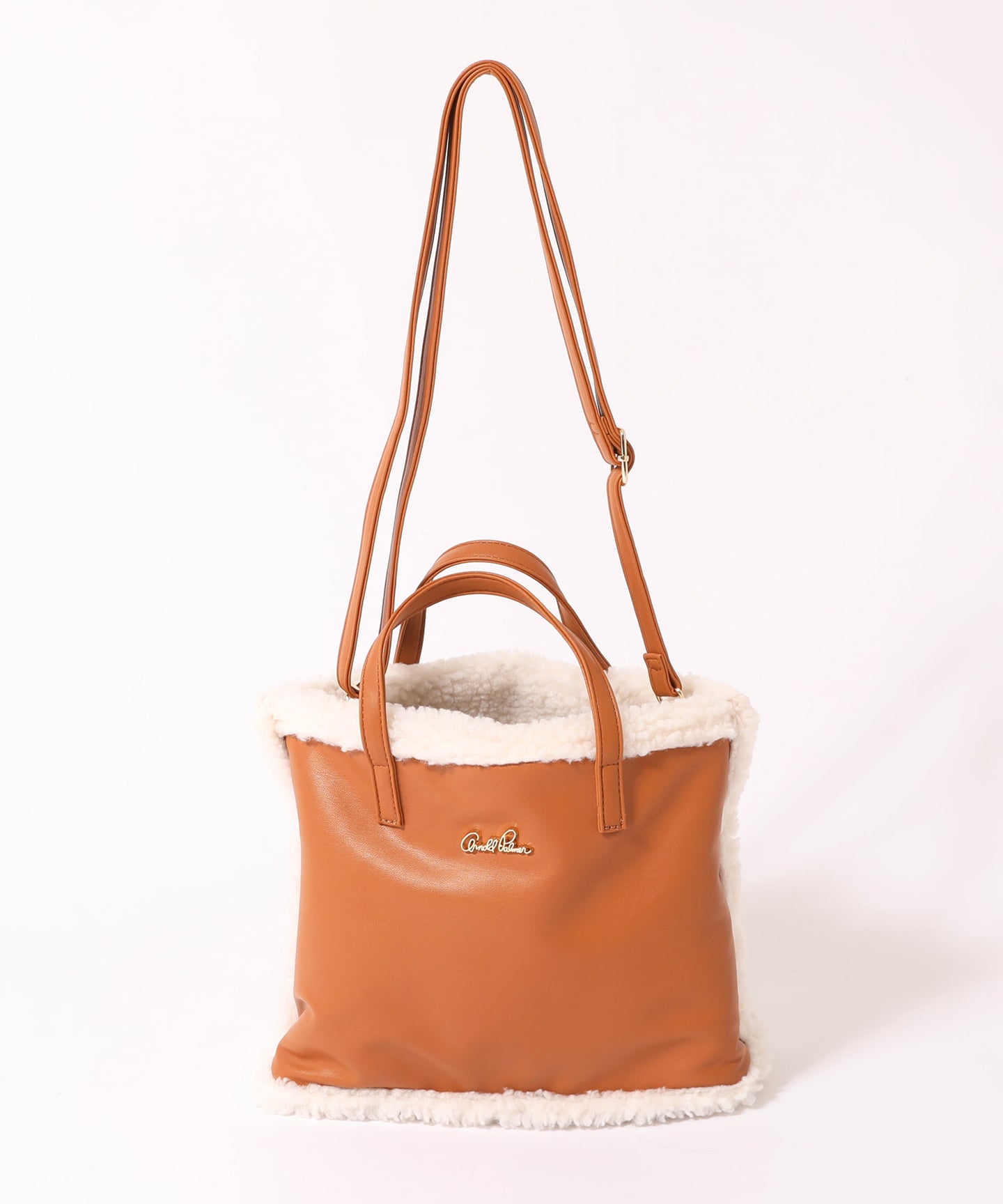 Arnold Palmer 【残り2点】フェイクムートン リバーシブルトート